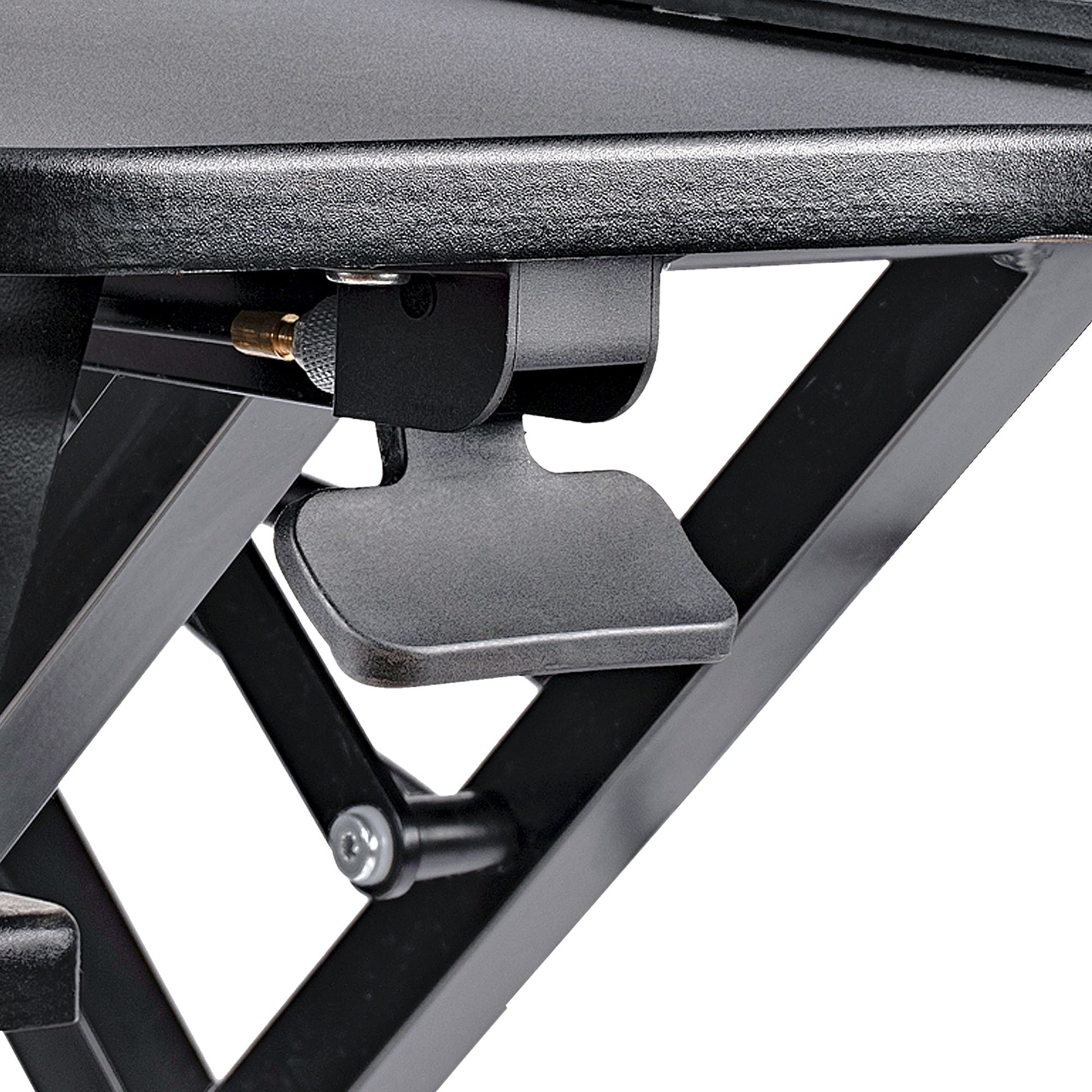 StarTech.com Schreibtischaufsatz, 90,8 × 53 cm, höhenverstellbar, für 2 Monitore, schwarz