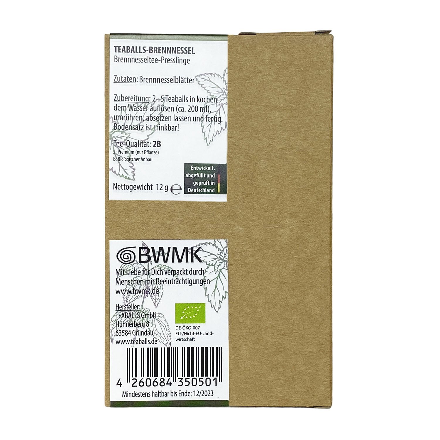 Teaballs Grüntee Jasmin – Instant-Teaballs 140 Stück – Bio