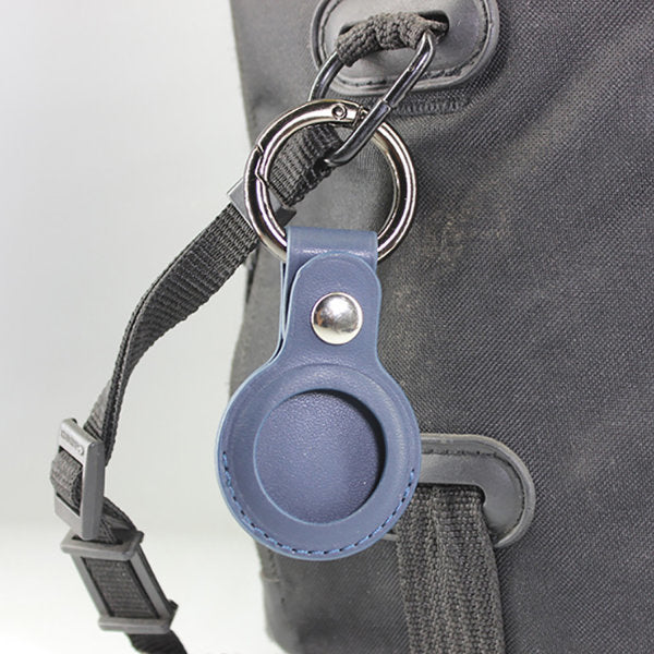 4smarts Pouch/Umhängetasche – für Apple AirTag – PU, Mehrfarbig, mit Schlüsselanhänger