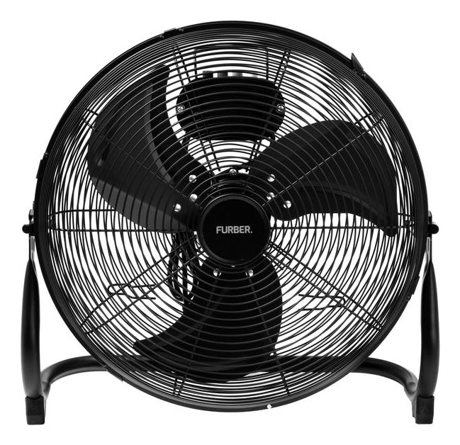 Furber. Furber Bodenventilator Vayu-Industry 16 Sc – 45 cm, 3 Stufen, 100 W, 58 dB(A), Schwarz
