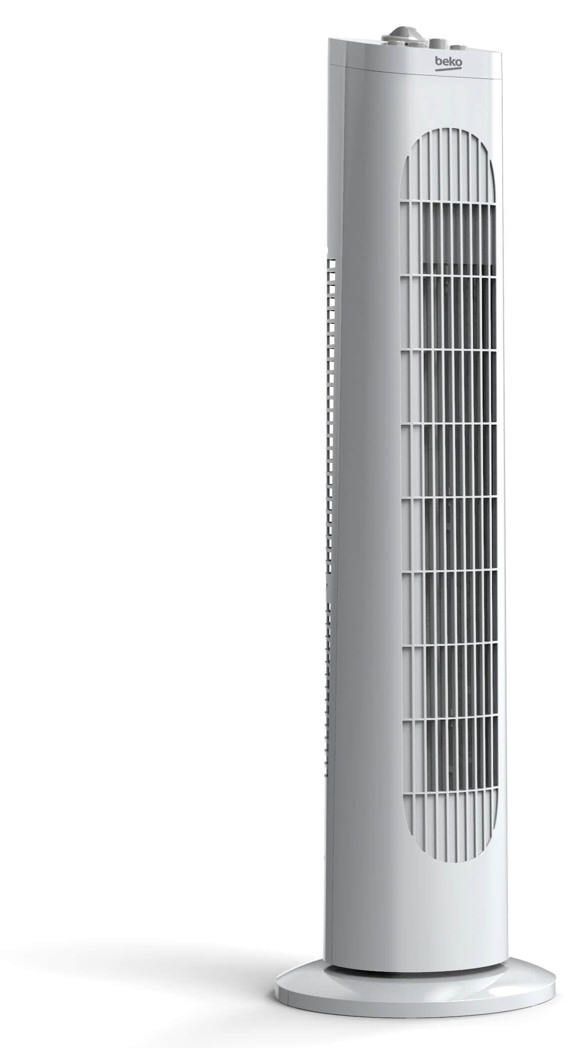 Beko Turmventilator EFW5100W – 35 W, 3 Stufen, oszillierend, Timer, 10 m³/h, 62 dB, Weiss