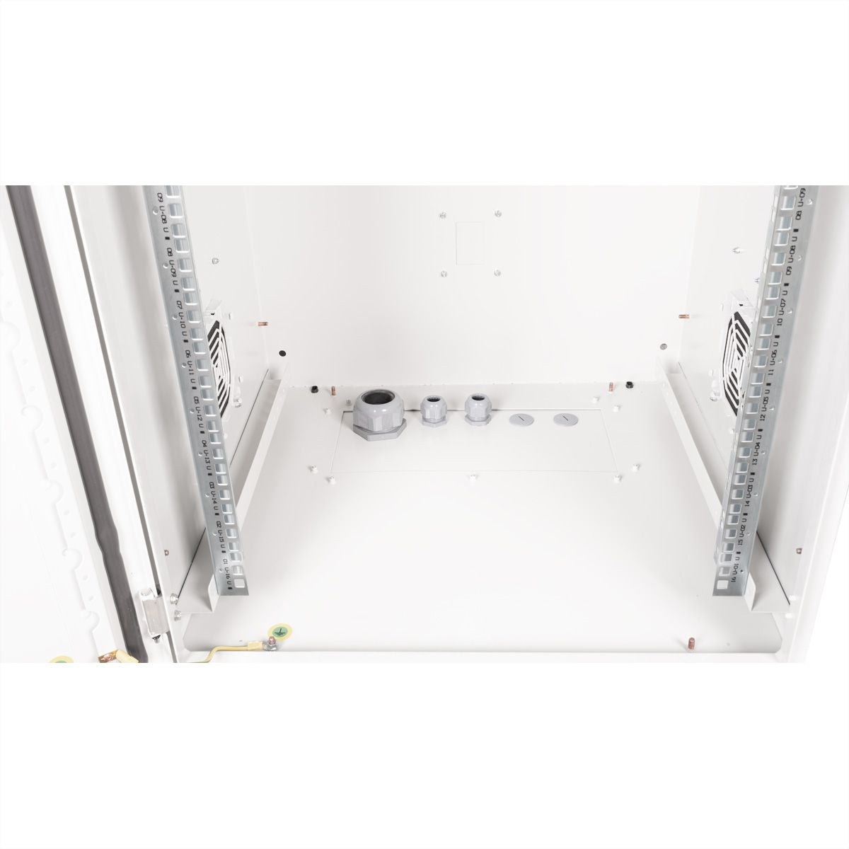 ROLINE Pro – 19" Wandverteiler 16U, IP55, abschliessbar, 600 × 600 × 891 mm, lichtgrau, Stahl