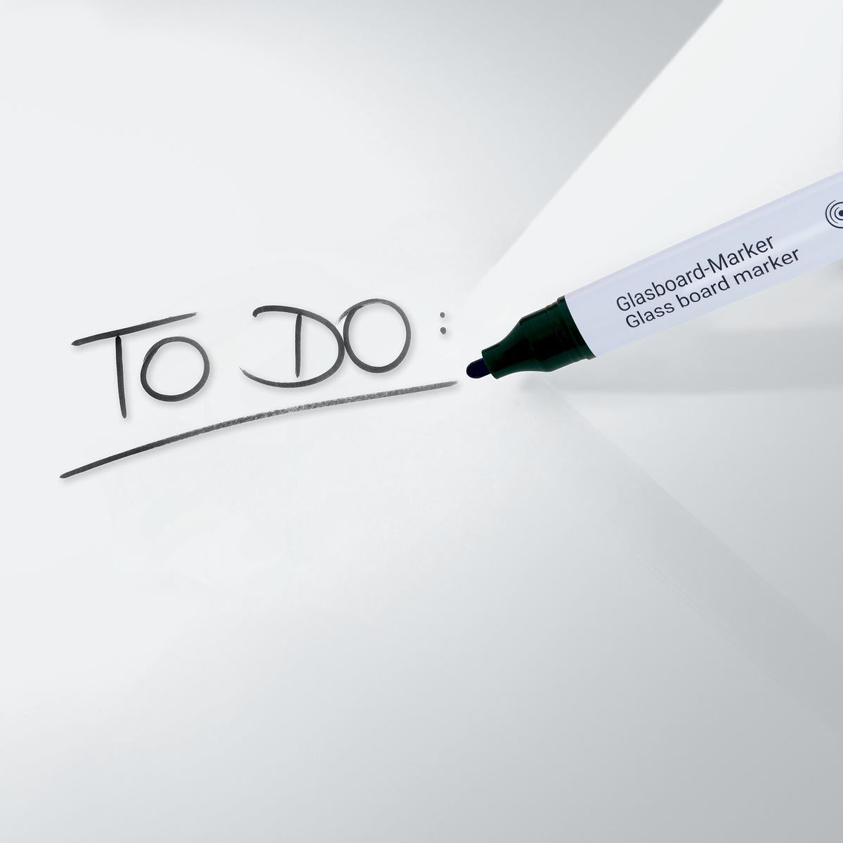 Sigel Whiteboard – 200 × 100 cm, Glas, magnetisch, inkl. Magnete, Befestigungsmaterial