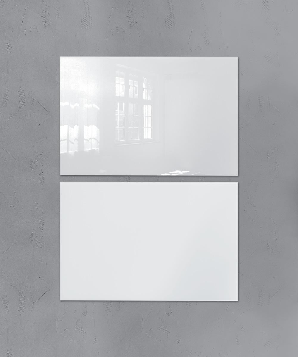 Sigel Whiteboard – 150 × 100 cm, Glas, magnetisch, Wandmontage, inkl. 2 Magnete, Befestigungsmaterial