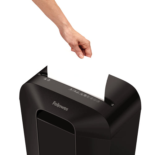 Fellowes Powershred LX41 – Aktenvernichter, DIN P-4, Partikelschnitt 4 × 12 mm, 8 Blatt, 17 l