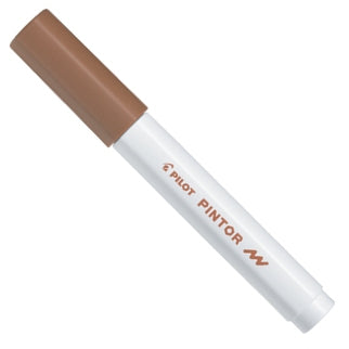 Pilot Pintor Pigment Marker – Rundspitze, 1,4 mm, wasserbasiert, Braun