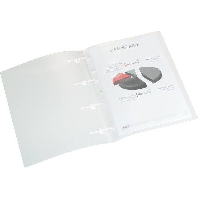 Kolma Schnellhefter – A4, Kunststoff, Blau, Q-Ring, 1 Stk.