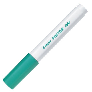 Pilot Pigment-Marker Pintor – Rundspitze 0,9-1,5 mm – Grün – Für dunkle Oberflächen geeignet