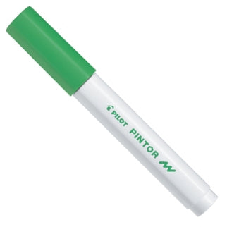 Pilot Pigment-Marker Pintor – Rundspitze 1,5-2,2 mm – Hellgrün – Für dunkle Oberflächen geeignet