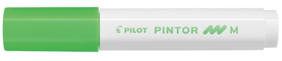 Pilot Pigment-Marker Pintor – Rundspitze 1,5-2,2 mm – Neongrün – Für dunkles Papier geeignet