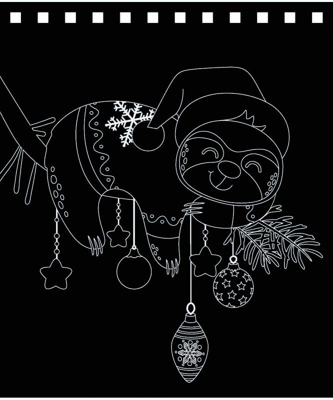 URSUS Kratzel-Adventskalender – weihnachtliche Motive – 16,5 × 21 cm – 24-teilig – inkl. Bambus-Stick