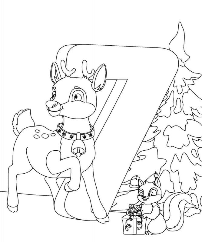 URSUS Kratzel-Adventskalender – weihnachtliche Motive – 16,5 × 21 cm – 24-teilig – inkl. Bambus-Stick