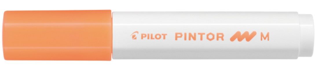 Pilot Pigment-Marker Pintor – Rundspitze 1,5-2,2 mm – Neonorange – Deckend