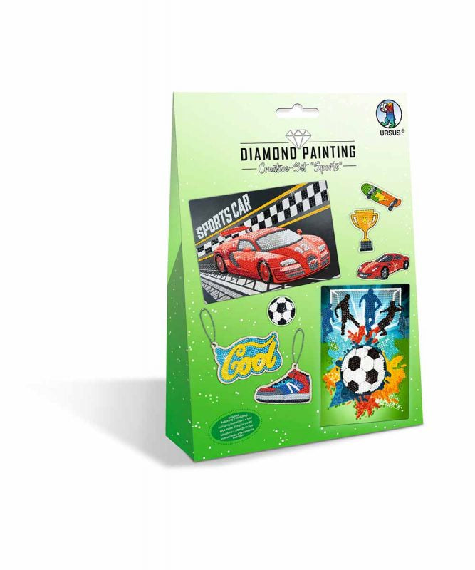 URSUS Diamond-Painting-Set – Sport – ab 8 Jahren