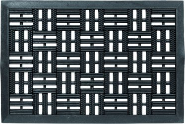 Puag Gummimatte – 40 × 60 × 1,4 cm – Gummi, Schwarz
