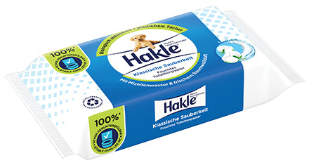 Hakle Feuchtes Toilettenpapier – Vitamin E, dermatologisch getestet, alkoholfrei – 4 × 42 Tücher