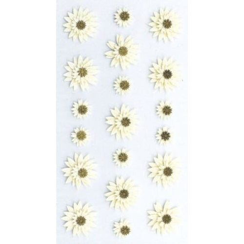 Artoz Sticker Blume, gelb, 7 mm × 120 mm