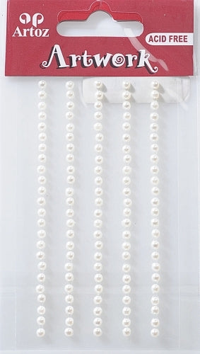Artoz Sticker, Perle, Weiss, 1 Stk, 3 mm