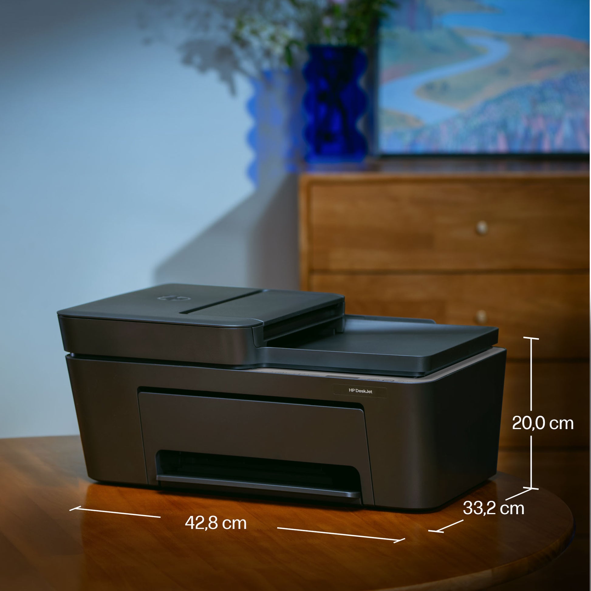 HP Deskjet 4320 Wireless – Farbtintenstrahl-Multifunktionsdrucker, A4, 3-in-1, Duplex, ADF, WLAN, AirPrint