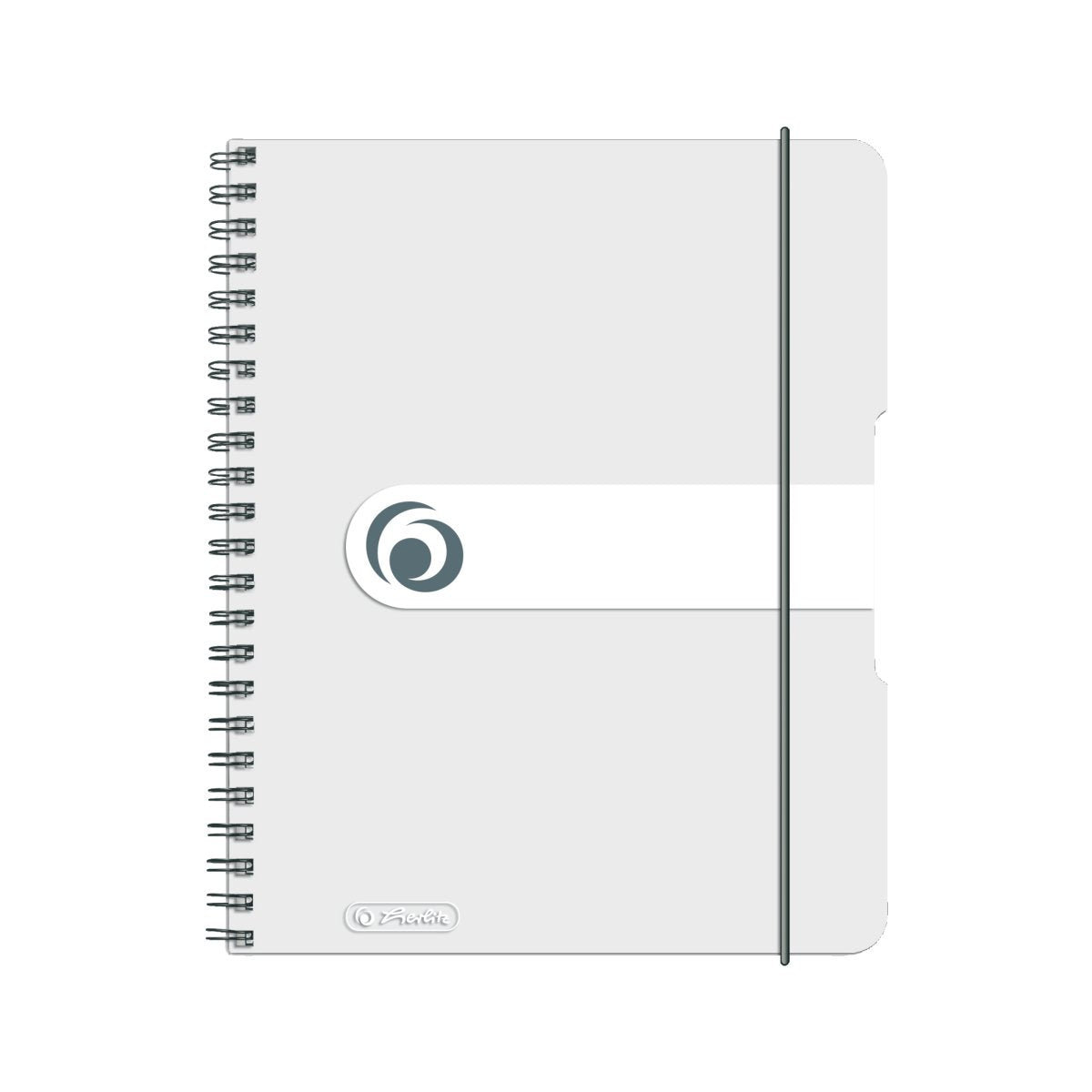 Herlitz Easy Orga Collegeblock – A5 – kariert 5 mm – 80 Blatt – 80 g/m² – Gummiband