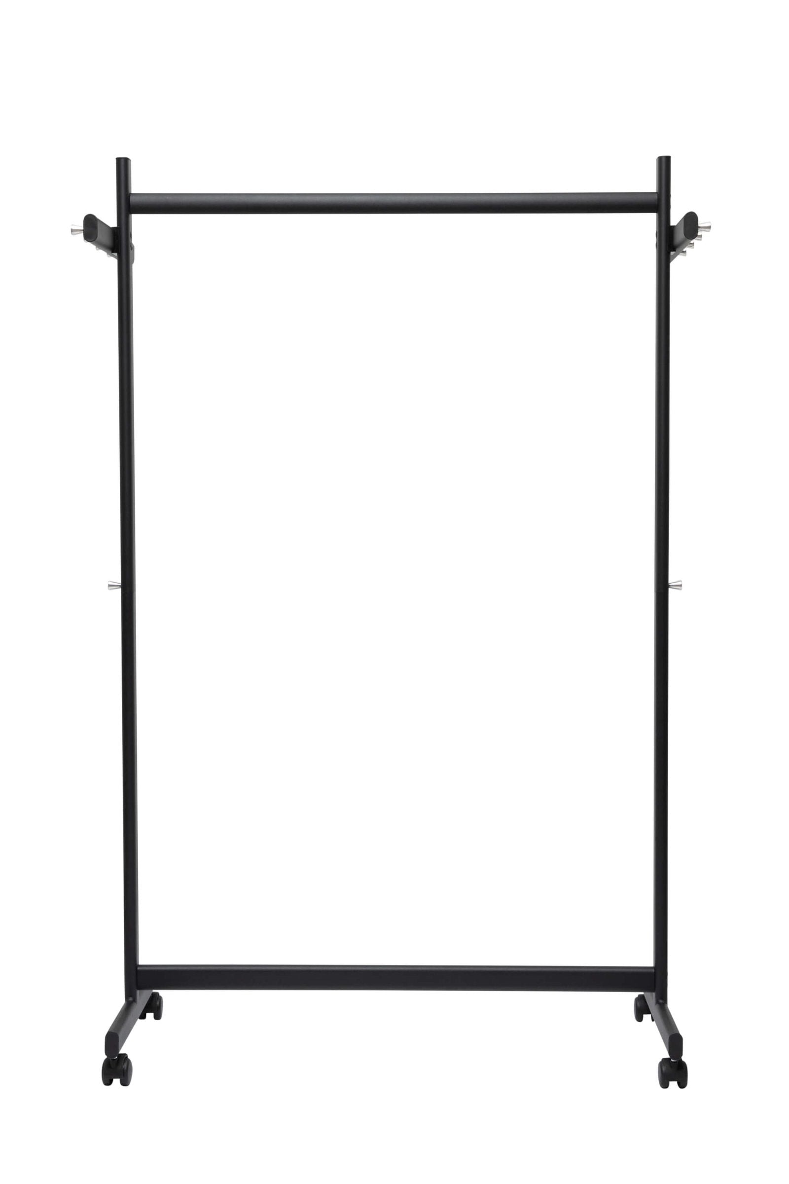 MAUL Garderobenständer Samba – Metall, Schwarz, 172,5 cm, 10 Haken, mit Rollen