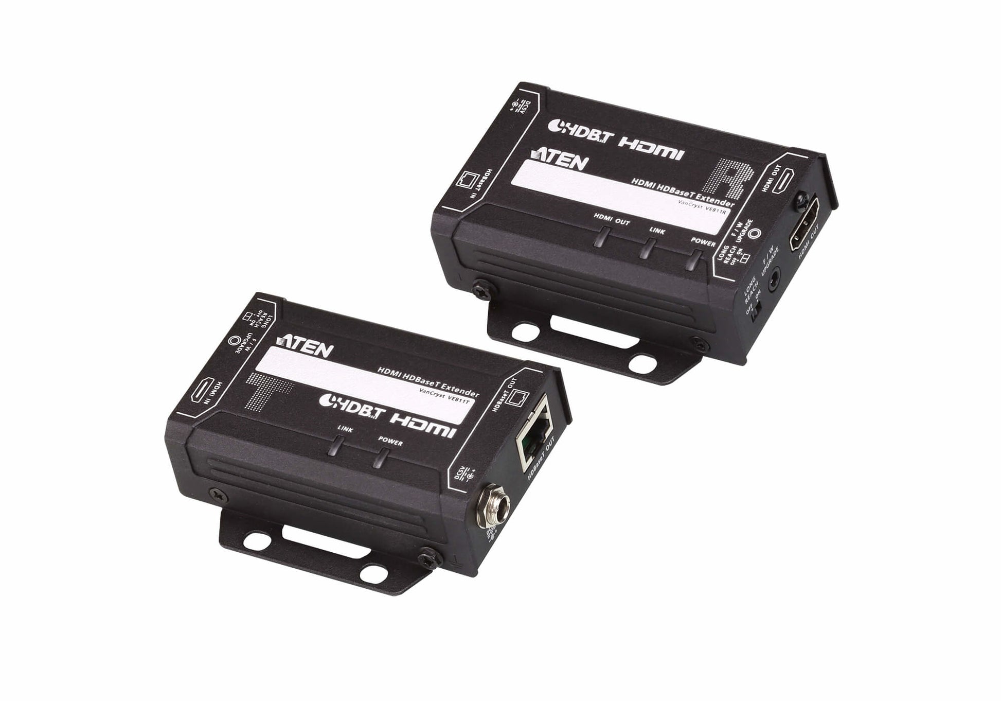 ATEN VE811 – HDBaseT Extender, HDMI, 4K, bis 150 m, inkl. RX, Schwarz