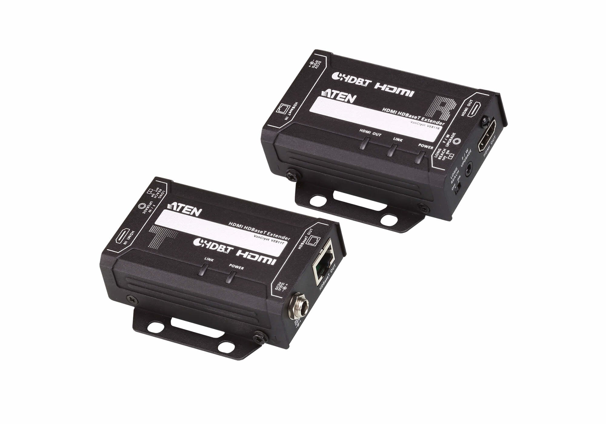 ATEN VE811 – HDBaseT Extender, HDMI, 4K, bis 150 m, inkl. RX, Schwarz