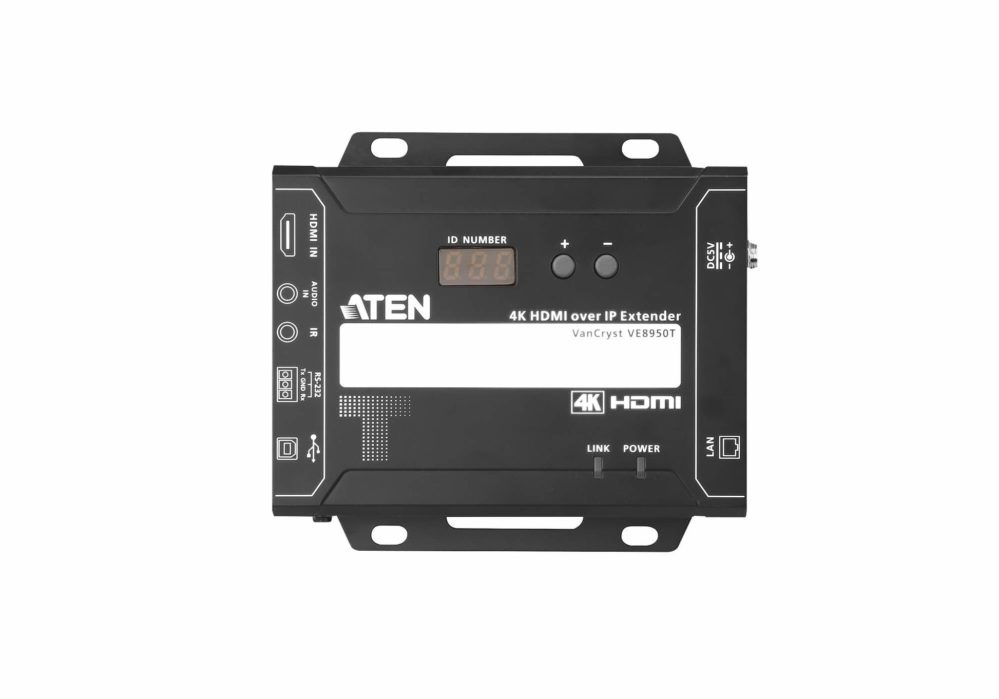 ATEN VE8950T – HDMI über IP Sender, 1× HDMI Eingang, 1× RJ‑45 Ausgang, 4K, 100 m, Skalierer, RS‑232, USB‑B 2.0, HDCP