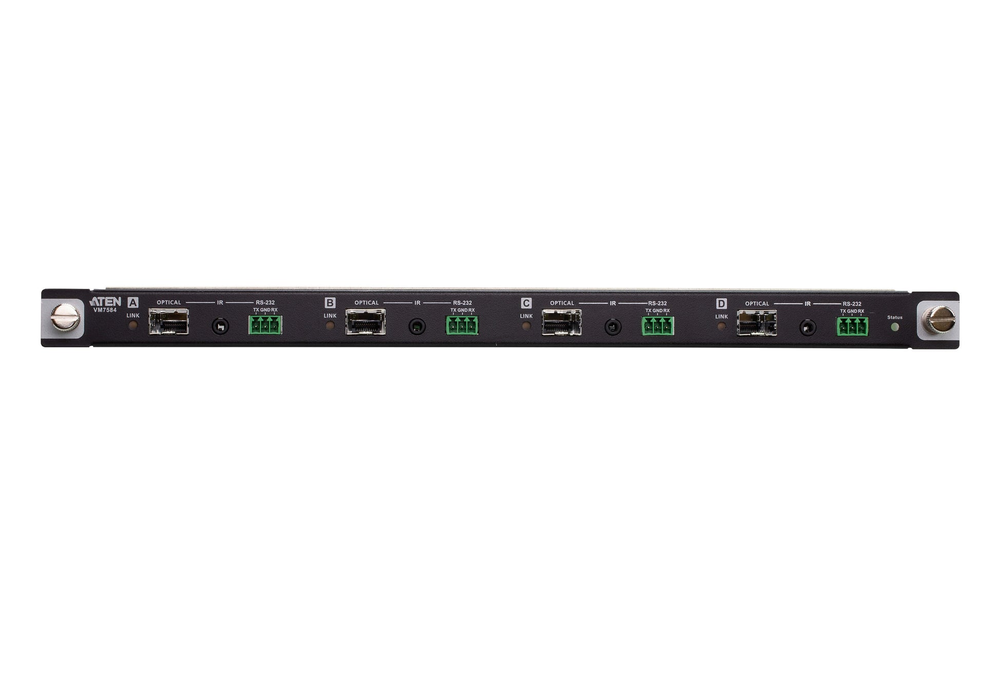 ATEN VM7584K2 – HDMI Eingabekarte, über Glasfaser (SFP+), 4× HDMI In, 4K@60 Hz, 10 km, HDCP 2.2