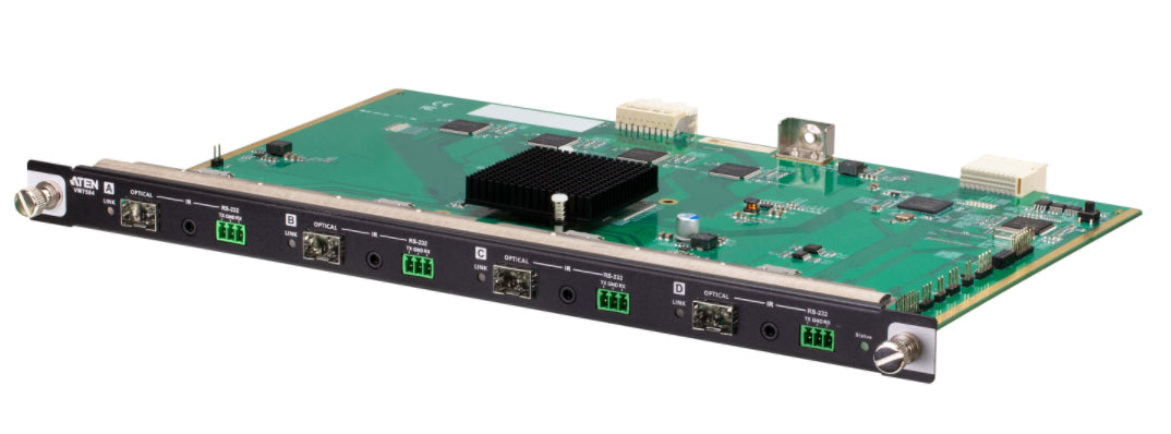 ATEN VM7584K2 – HDMI Eingabekarte, über Glasfaser (SFP+), 4× HDMI In, 4K@60 Hz, 10 km, HDCP 2.2