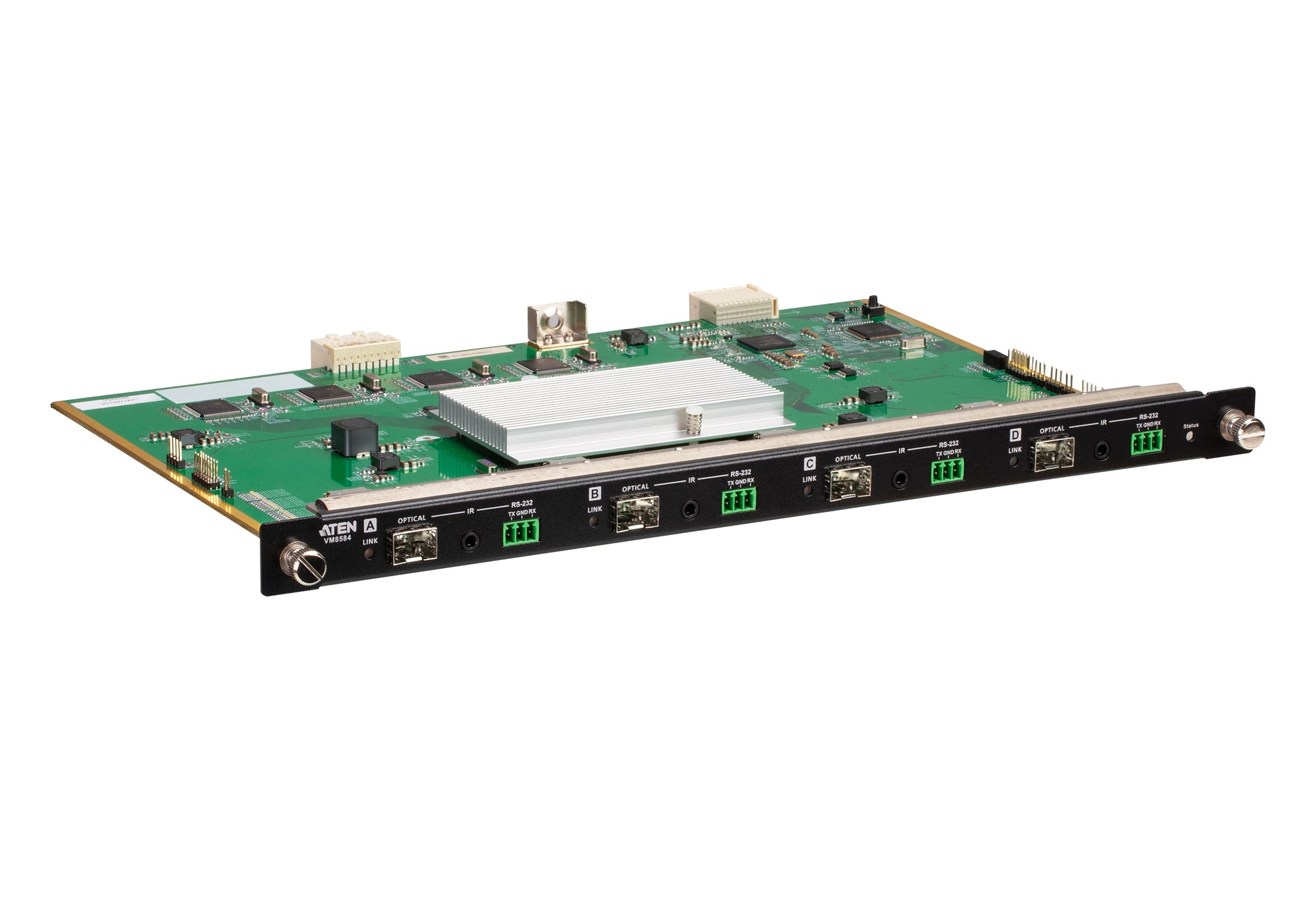 ATEN VM8584K2 – 4-Port Ausgabekarte, über Glasfaser, 4K@60 Hz, 10 km, IR/RS-232, für VM3250/VM3200/VM1600A