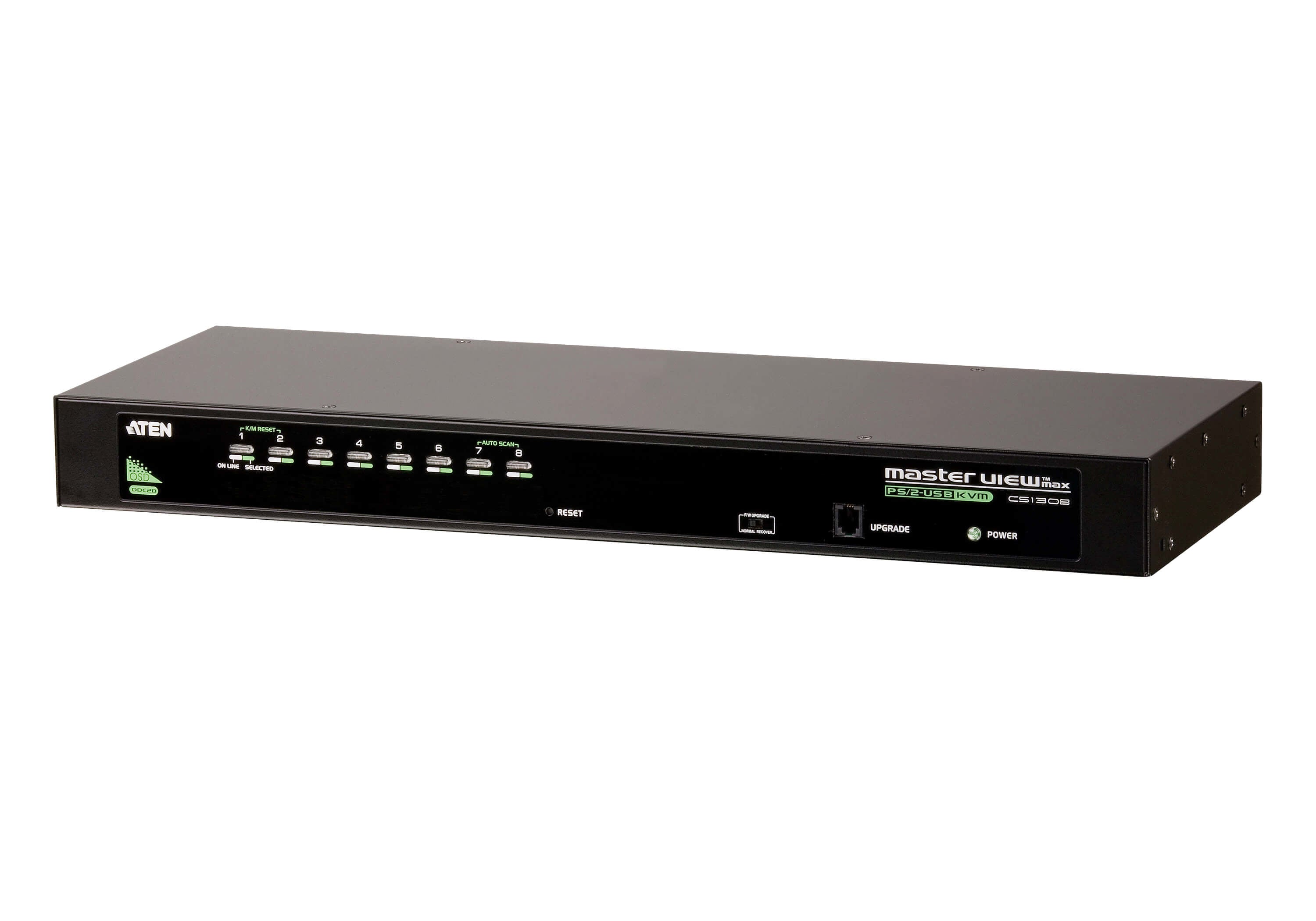 ATEN CS1308 – KVM-Switch 8-Port, VGA/PS/2/USB, 2048 × 1536, für Windows 2000/XP/Vista und andere