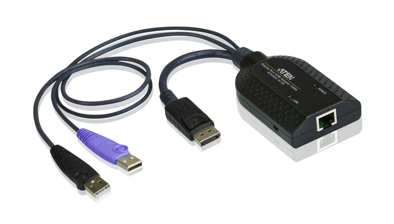 ATEN USB/DisplayPort auf Ethernet (RJ-45) Adapter, KVM-CPU-Modul