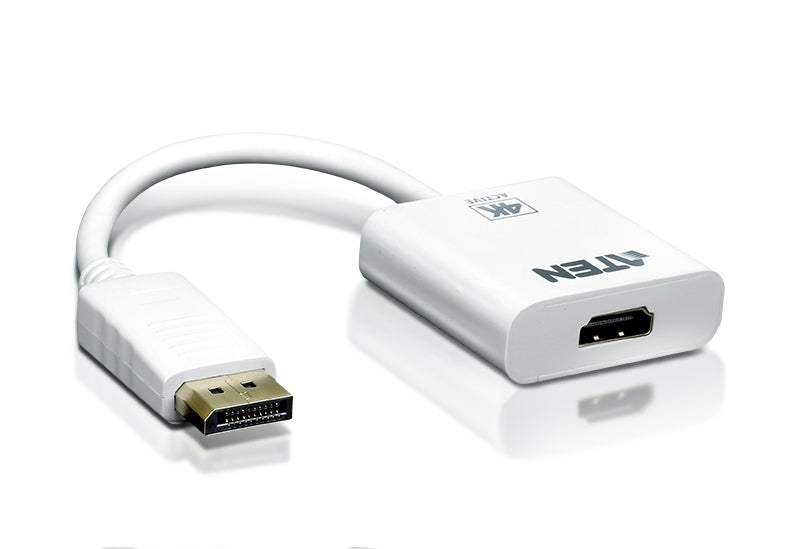 ATEN Adapter DisplayPort zu HDMI – 4K (3840 × 2160) @ 60 Hz, DisplayPort 1.1a, HDCP 1.3