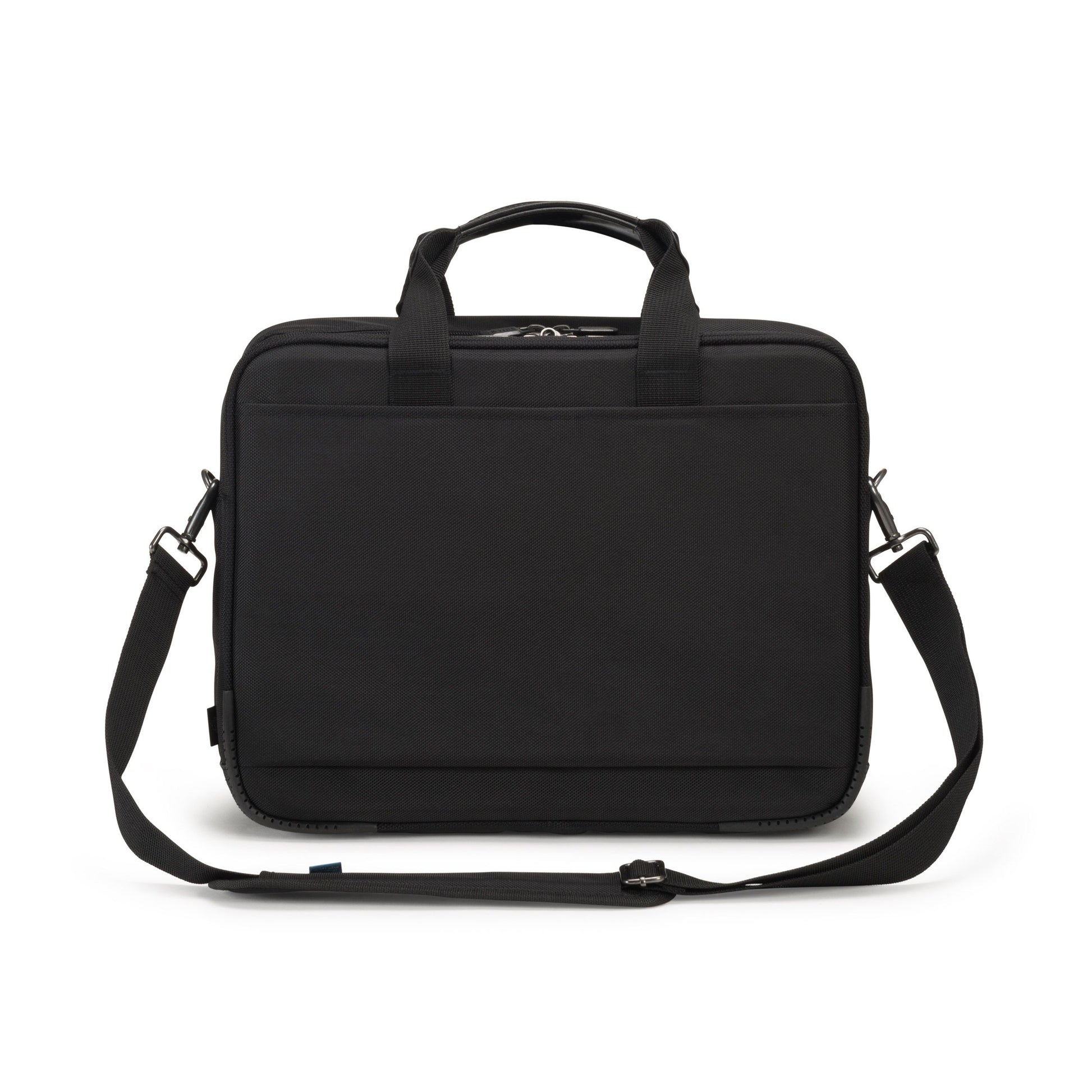 DICOTA Notebook-Tasche bis 14,1" – aus recyceltem PET, mit Schultergurt – Schwarz