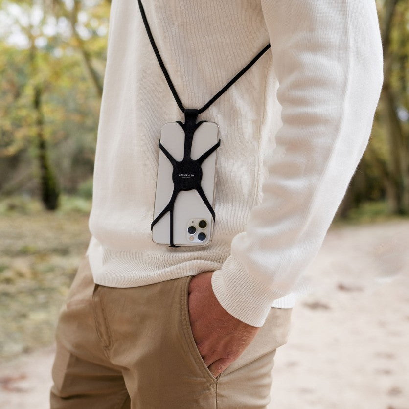 Vonmählen Infinity – Smartphone-Trageband – Kette, Handgelenk, für Smartphones – Schwarz