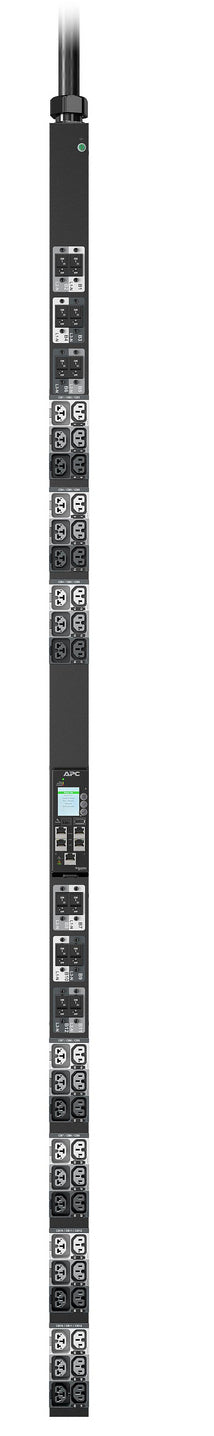 APC Rack-PDU – 0U, 42× IEC C13/C15/C19/C21, 400 V/60 A, 3-phasig, schwarz