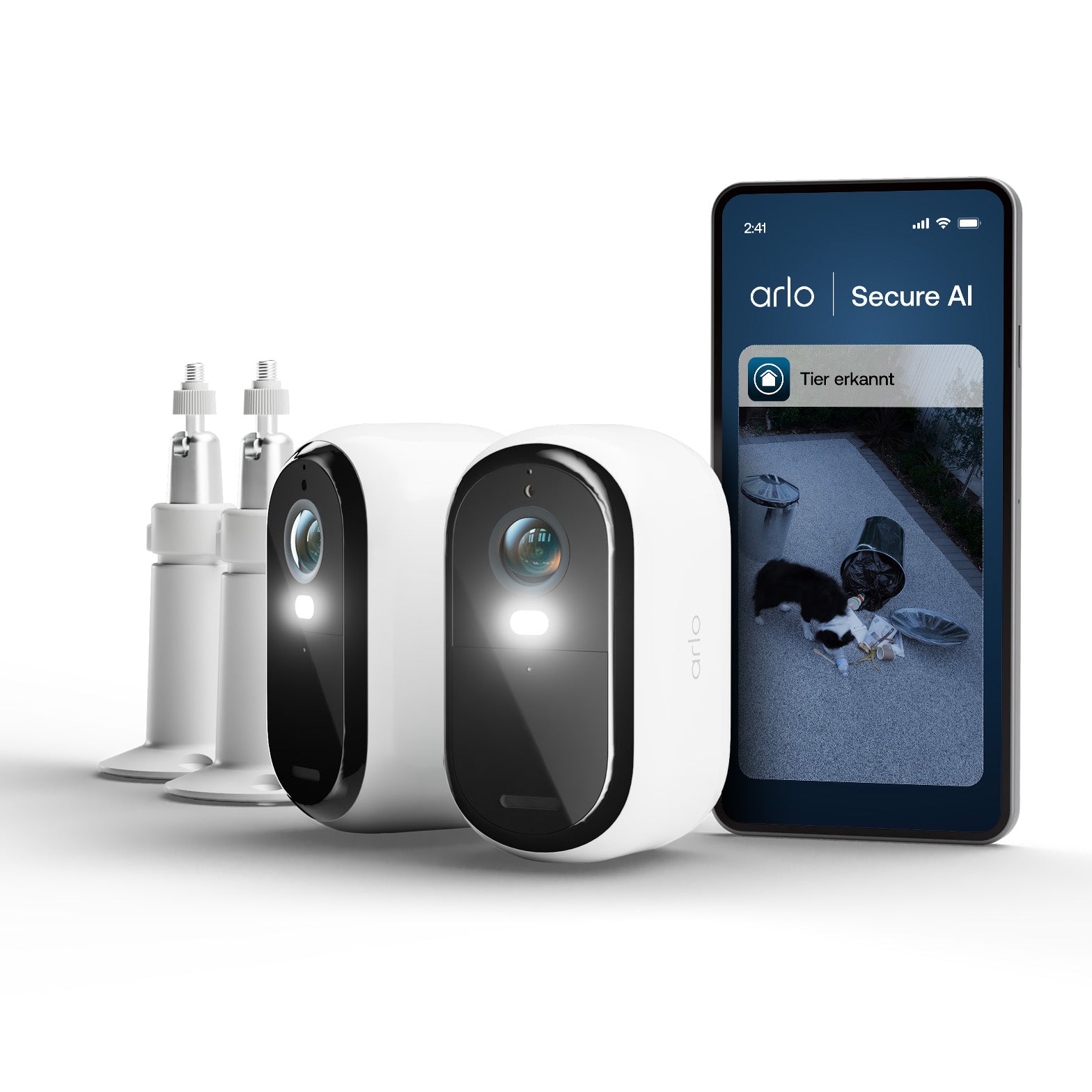 Arlo Essential E3 HD Sicherheitskamera – WLAN, USB, Nachtsicht