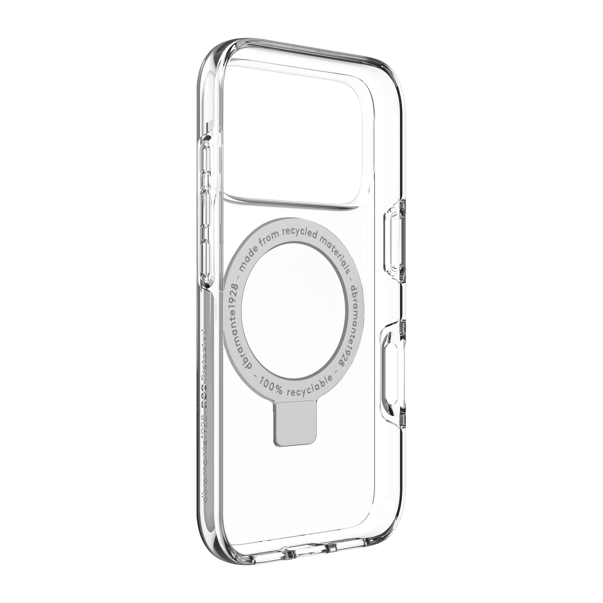 dbramante1928 Iceland Ultra Backcover – für Apple iPhone 17 Pro, MagSafe, Transparent, bis 4 m Sturzsicher