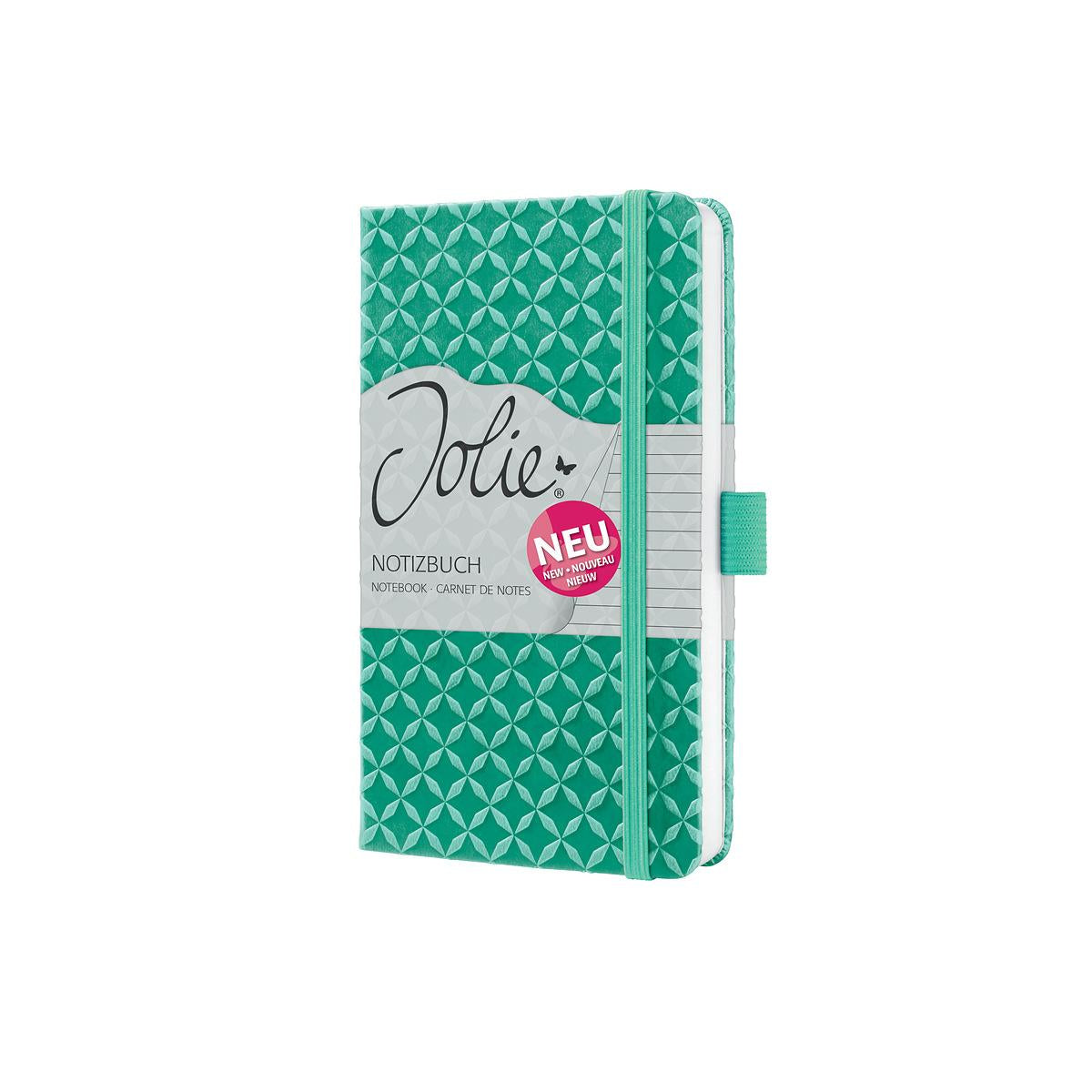 Sigel Notizbuch A6, liniert, Fadenheftung, Karton, 174 Seiten, perforiert, 80 g/m² – mintgrün