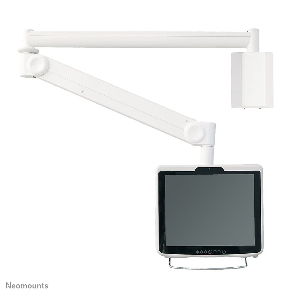 Neomounts FPMA-HAW100 – Monitorhalterung – bis 24", VESA 100 × 100 mm, 6 kg, höhenverstellbar, silber