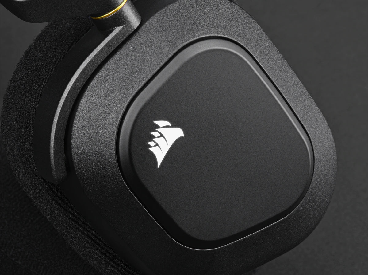 Corsair HS80 RGB – Wireless Gaming-Headset – USB-A, Surround-Sound, RGB – Schwarz – für PS5 – bis 20 h