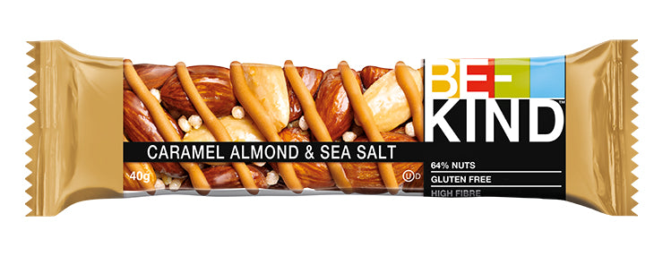 BE-KIND Nussriegel – Karamellmandeln & Meersalz, glutenfrei, 12 × 40 g (480 g)
