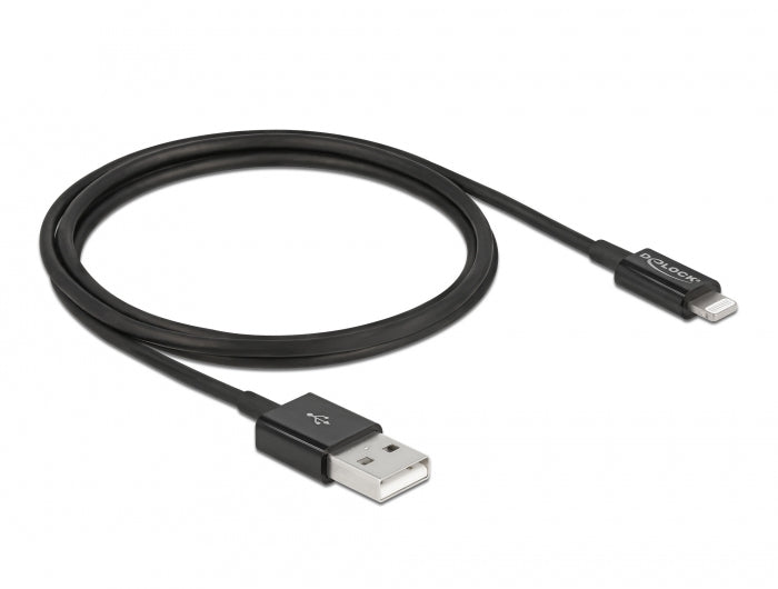 DeLOCK Daten- & Ladekabel – USB-A auf Lightning 1 m, MFi zertifiziert – für iPhone/iPad