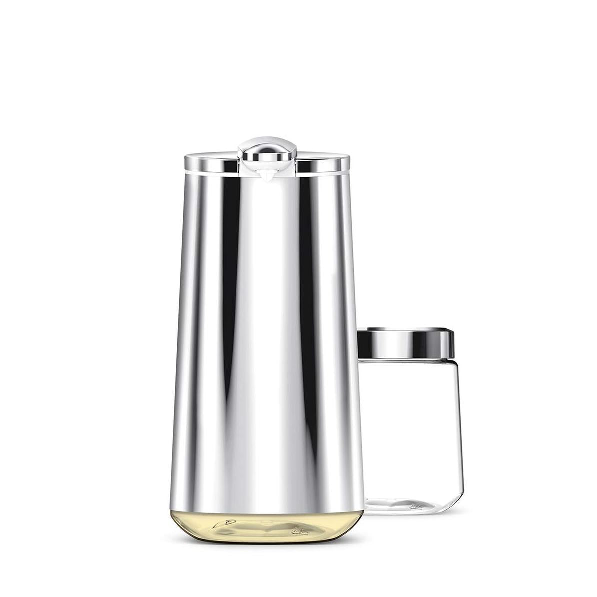 simplehuman ST1063 Automatischer Seifenspender – Tisch – 295 ml, Edelstahl