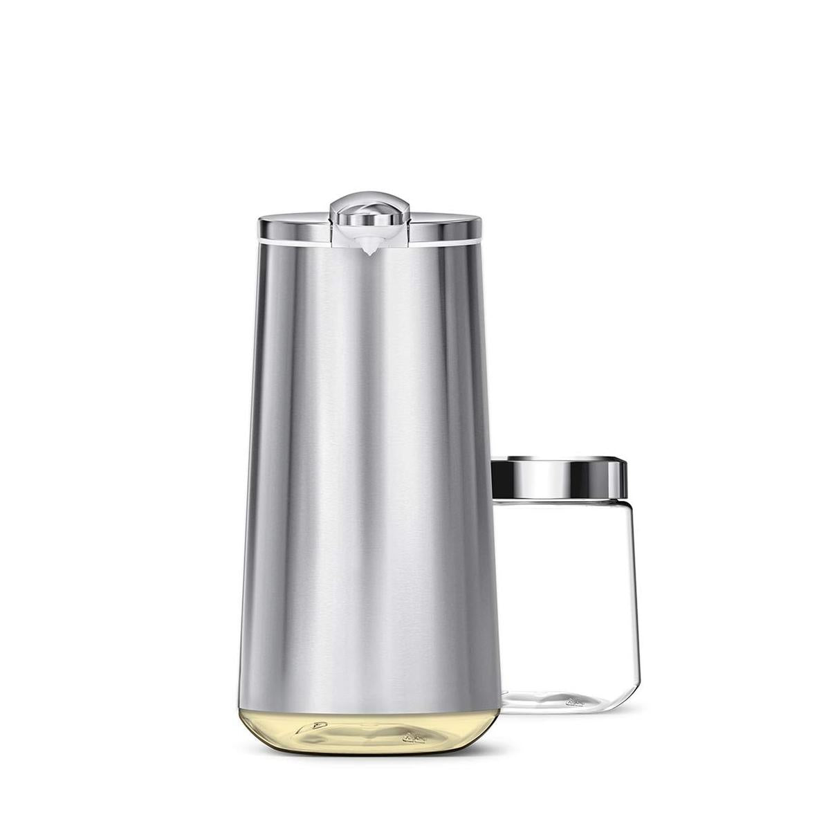 Simplehuman ST1062 Seifenspender – Edelstahl, Silber, 295 ml