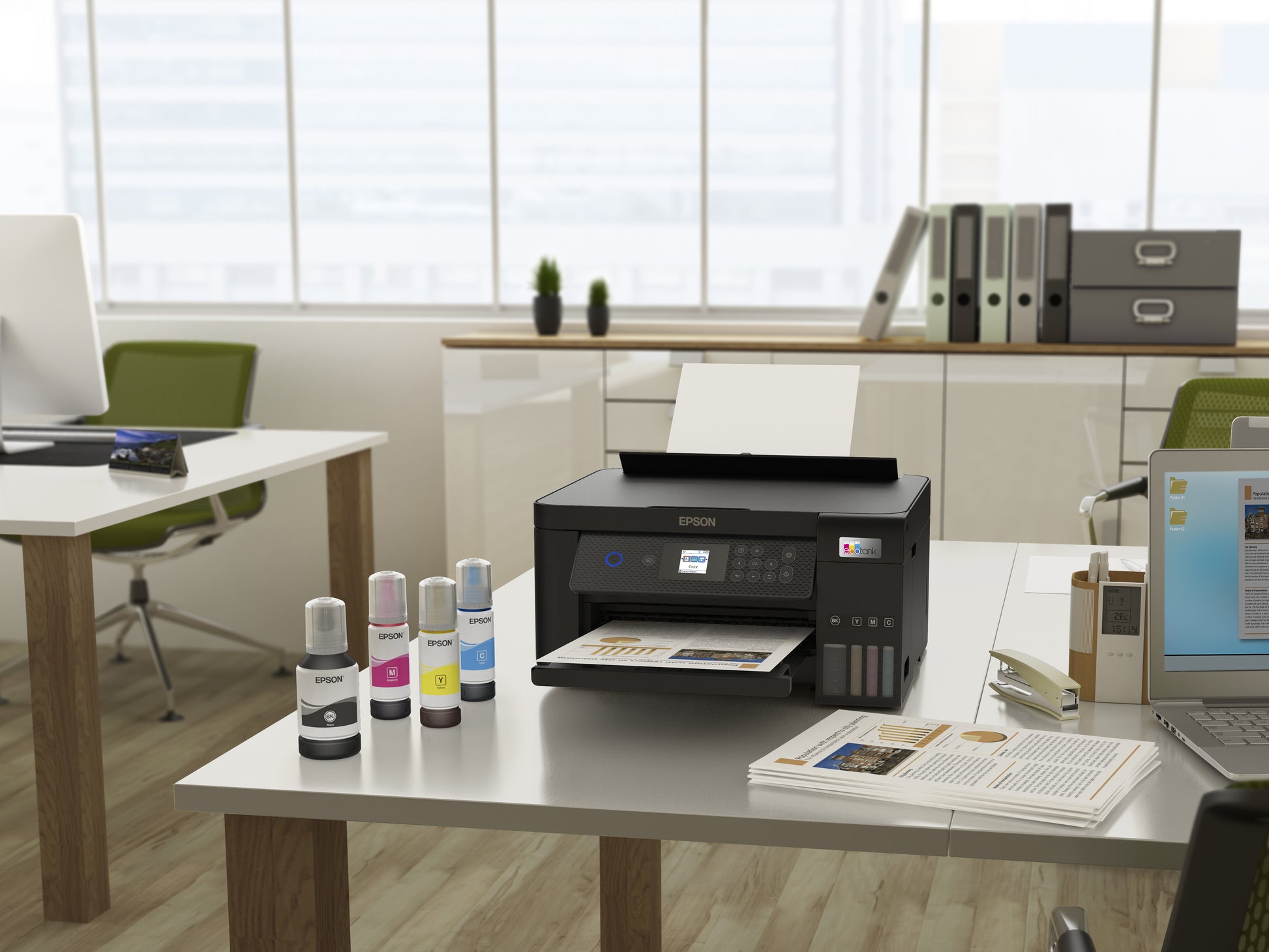 Epson EcoTank ET-2851 – Farbtintenstrahl-Multifunktionsdrucker, A4, 3-in-1, Duplex, WLAN, AirPrint