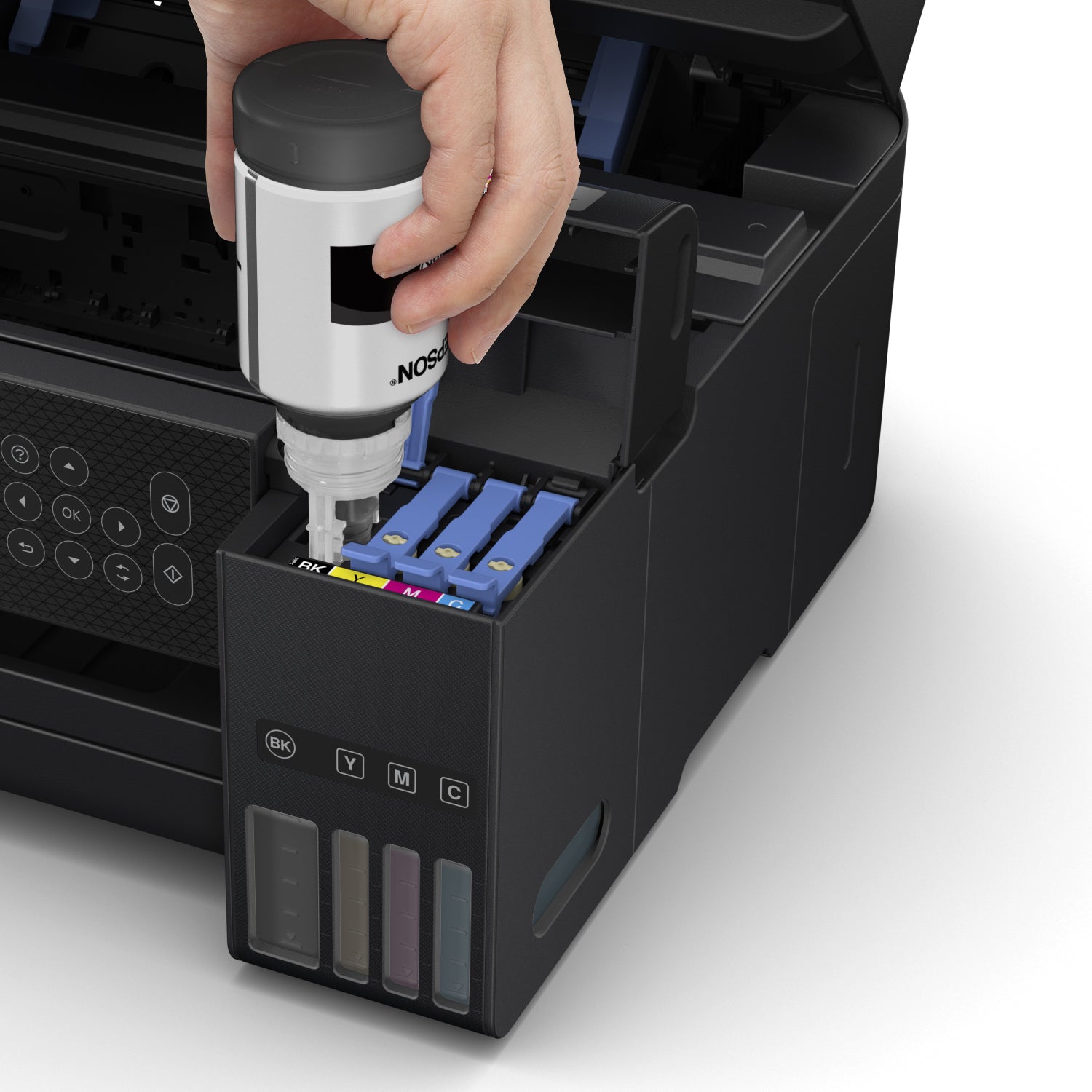 Epson EcoTank ET-2851 – Farbtintenstrahl-Multifunktionsdrucker, A4, 3-in-1, Duplex, WLAN, AirPrint