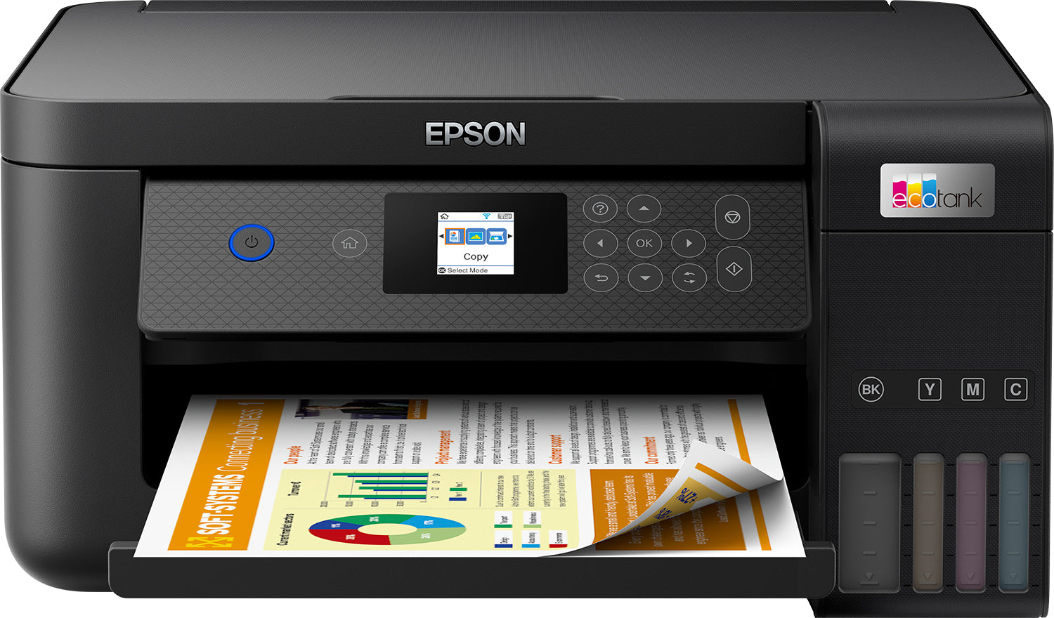 Epson EcoTank ET-2851 – Farbtintenstrahl-Multifunktionsdrucker, A4, 3-in-1, Duplex, WLAN, AirPrint