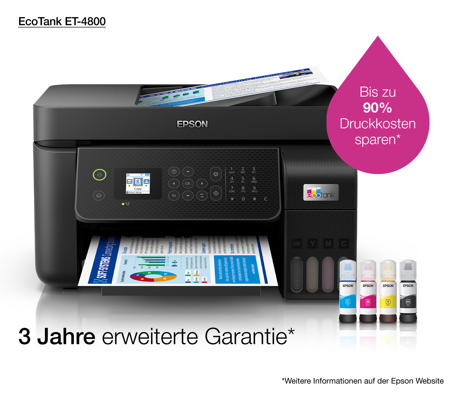 Epson EcoTank ET-4800 – Tintenstrahl-MFP, 4-in-1